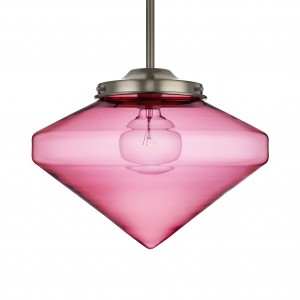 pink nostalgic glass pendant lighting