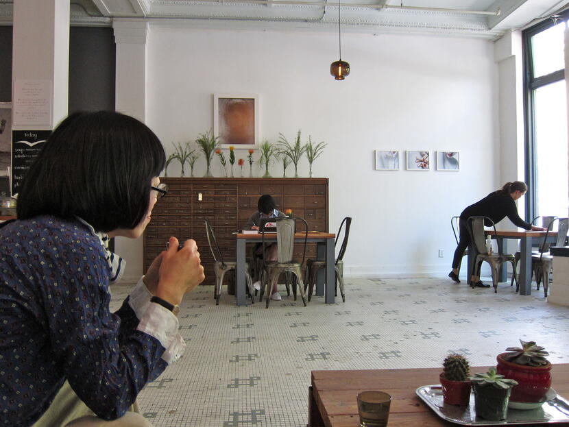 Image by Natsumi for Sokokashiko blog of a Niche Modern Oculo Light in Nelson the Seagull