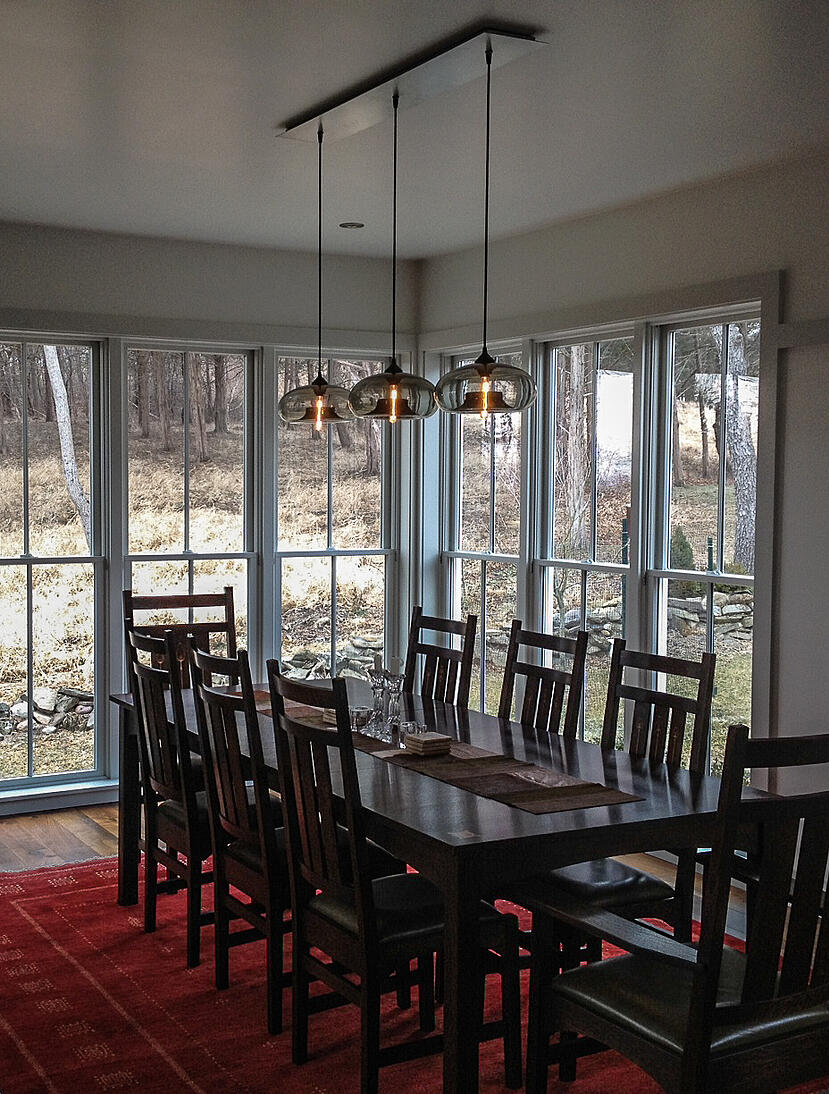 Niche Modern Aurora Pendant Lights Installed in a Private Residence