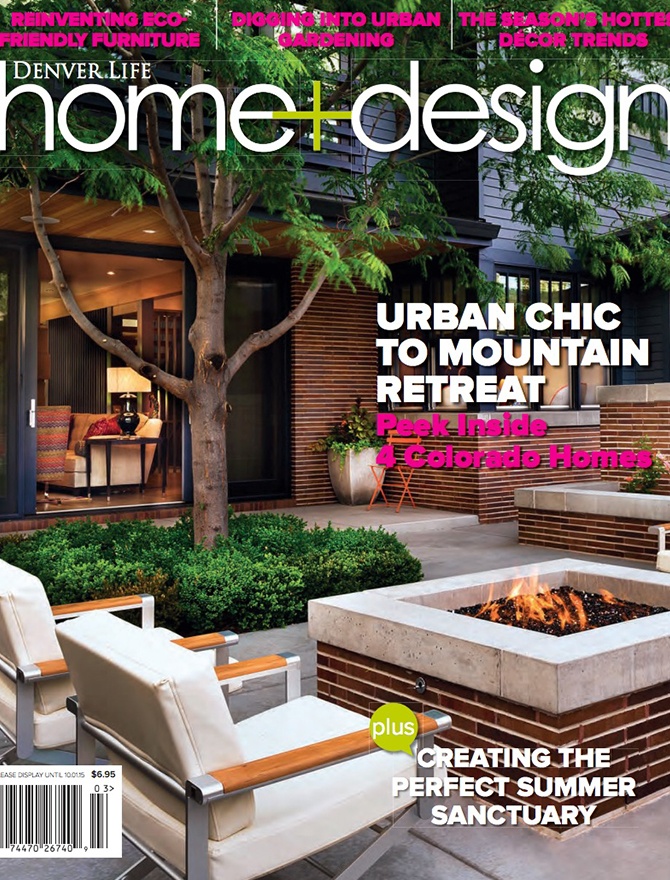 Denver Life Home and Design magazine cover
