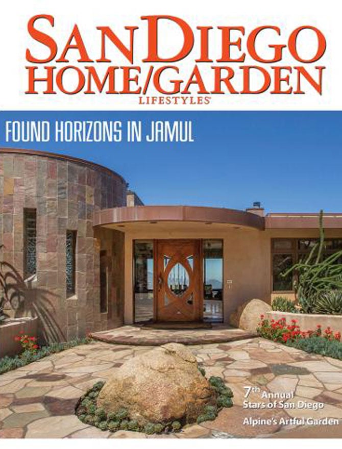 San Diego Home & Garden magazine cover