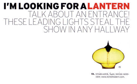 clear amber stargazer modern pendant lighting designed by Niche Modern