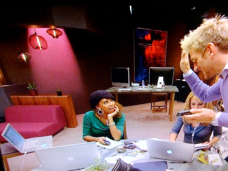 Niche Modern lighting featured on the set of reality show Celebrity Apprentice