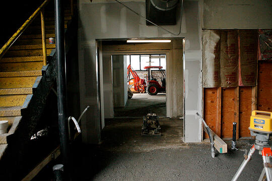 A Glass Studio in the making