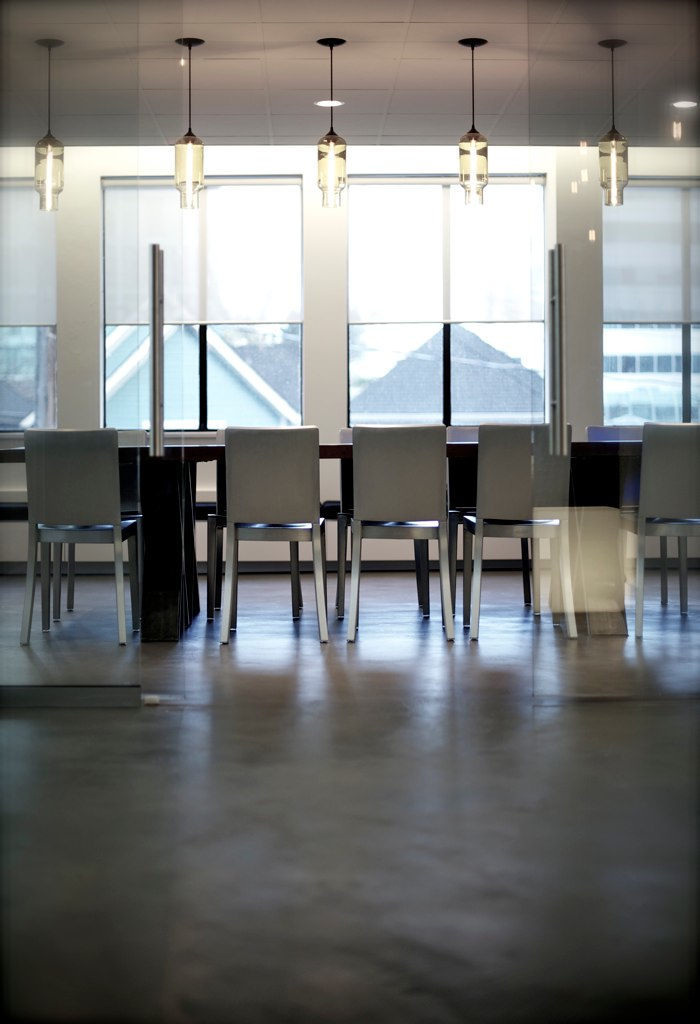 Pharos Pendants over the boardroom table of Noise Digital