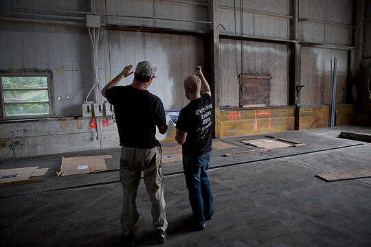 Glass blowers in the future Niche Modern Glass Studio