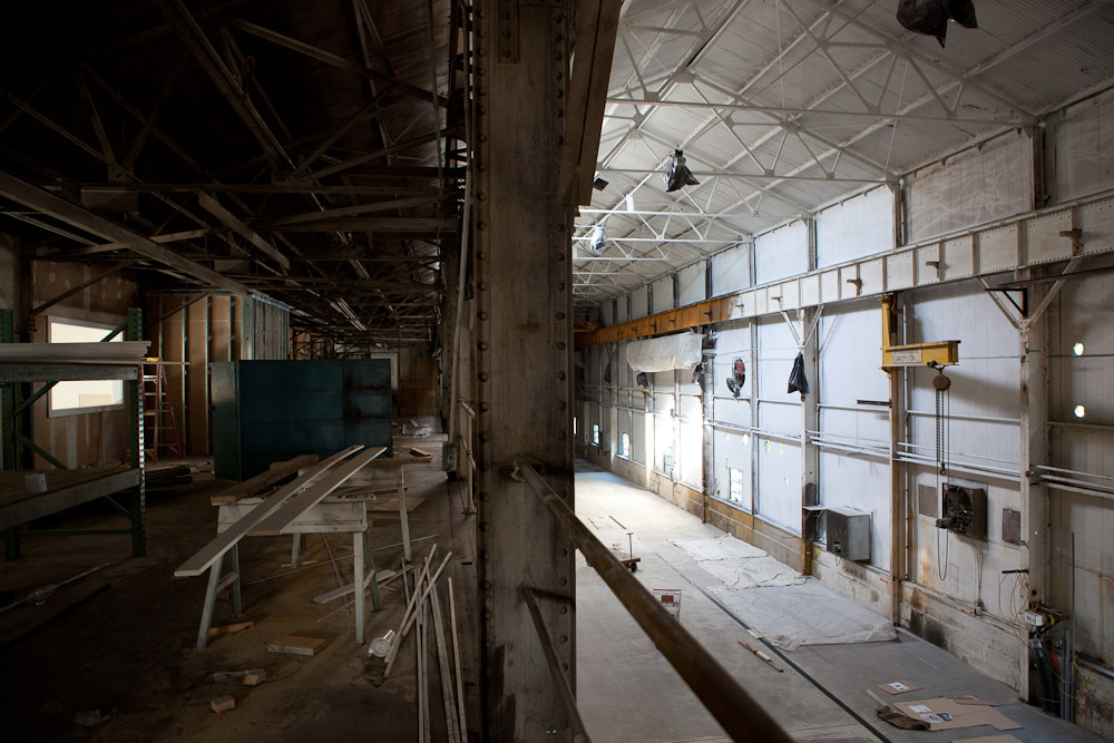 The Niche Modern hot shop from the mezzanine level