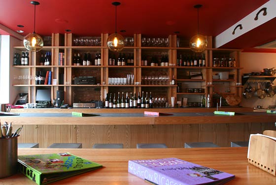Niche Modern Solitaire Pendants above Terroir Bar