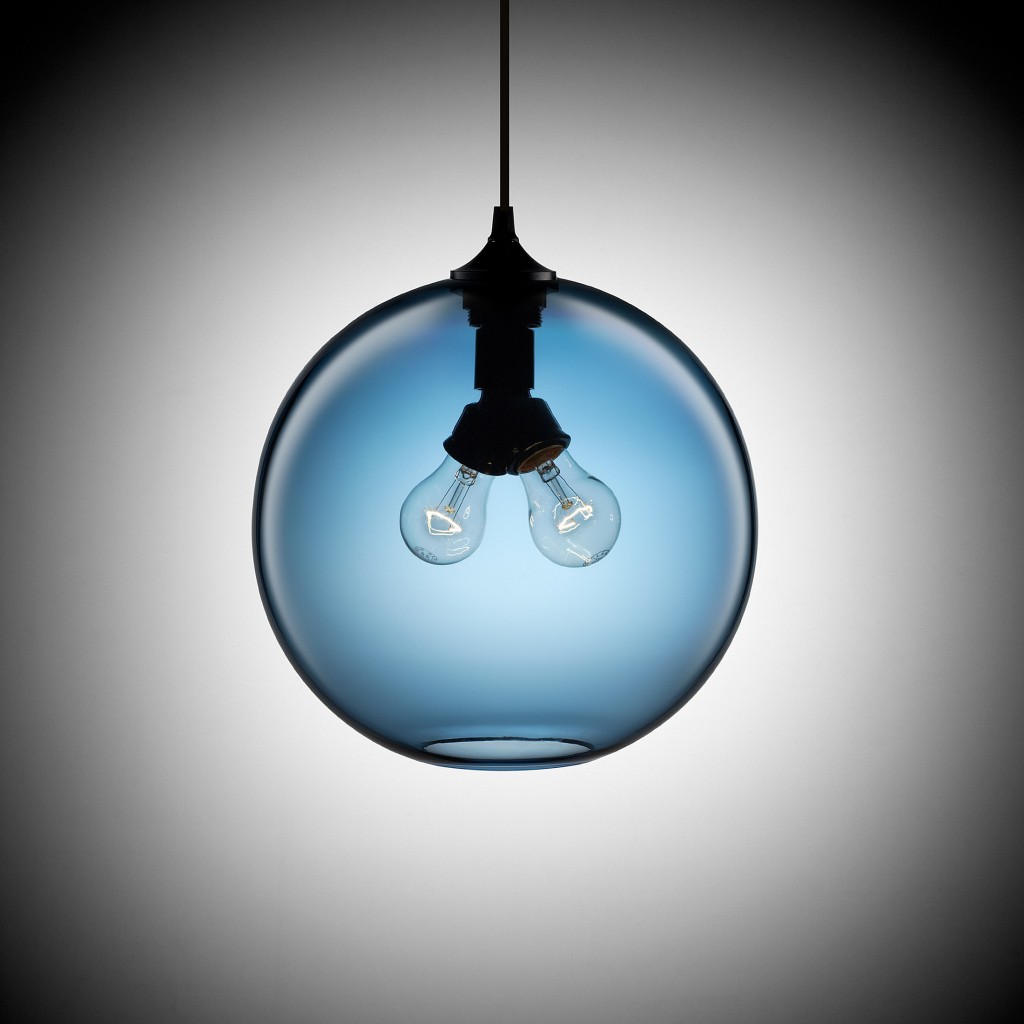 Niche Modern Sapphire Binary Pendant Lamp