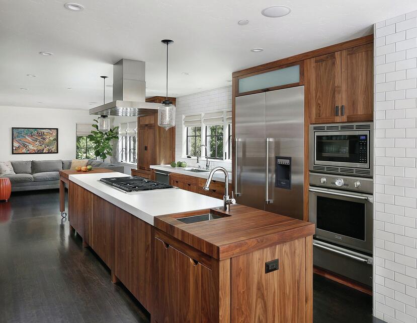 Effervescent Turret Pendants in Crosby Kitchen