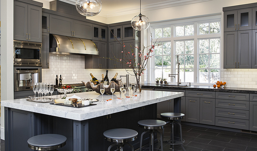 Crystal Terra Pendants in Atherton Home Crystal Terra Pendants in Atherton Home