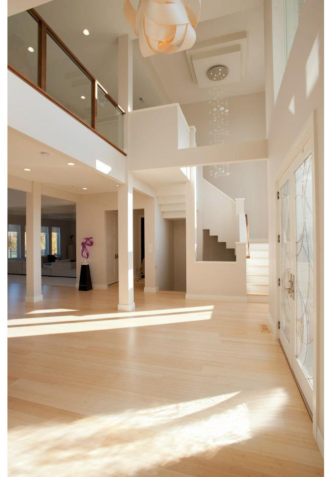 modern home foyer