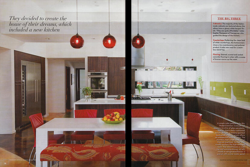 Phoenix Home & Garden Full Spread Ranch Kitchen Crimson Solitaires