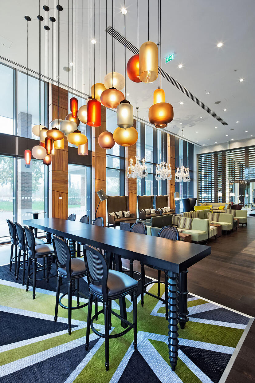 Niche Modern Pendant Lighting in the Hilton London Heathrow Airport