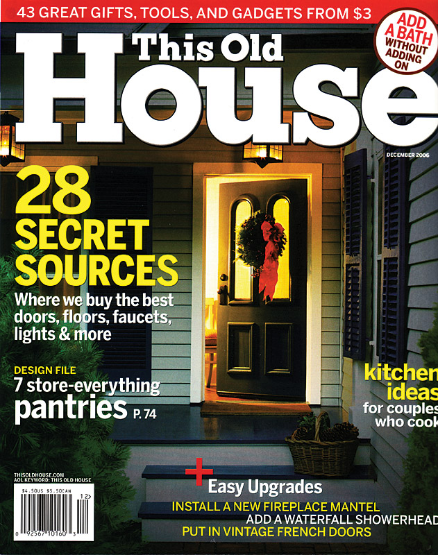 Niche Modern lighting featured in This Old House Magazine