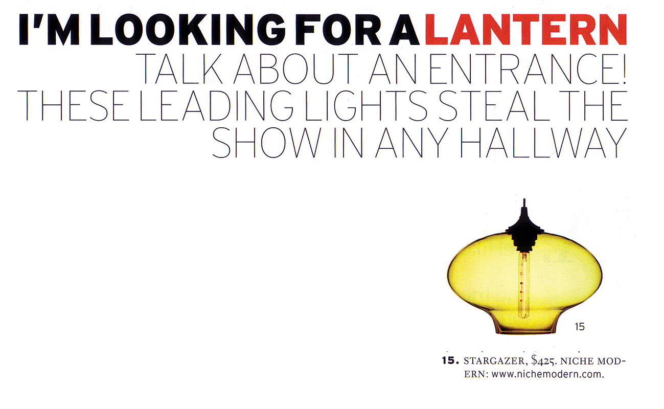 clear amber stargazer modern pendant lighting designed by Niche Modern