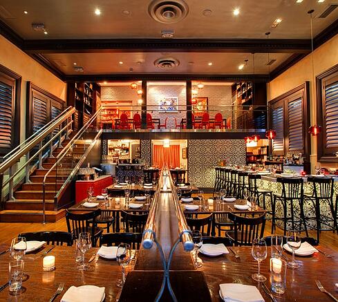 Oculo and Terra Modern Pendant restaurant lighting in Sra. Martinez