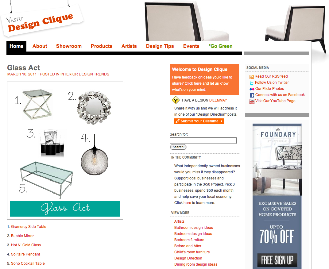 Vastu Design Clique Niche Modern Solitaire Pendant
