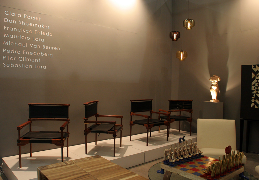 The ADN Galeria Stand at Zona MACO Fair in Mexico City