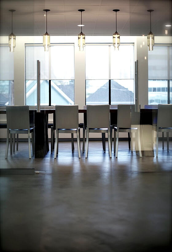 Pharos Pendants over the boardroom table of Noise Digital