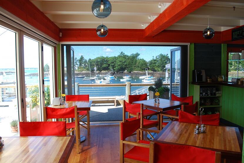 Niche Modern in Oliver's at Cozy Harbor Wharf in Southport, Maine