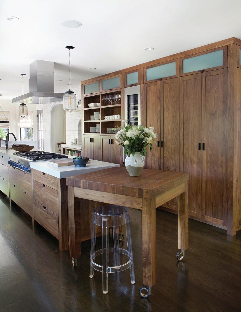 Effervescent Turret Pendants in Crosby Kitchen