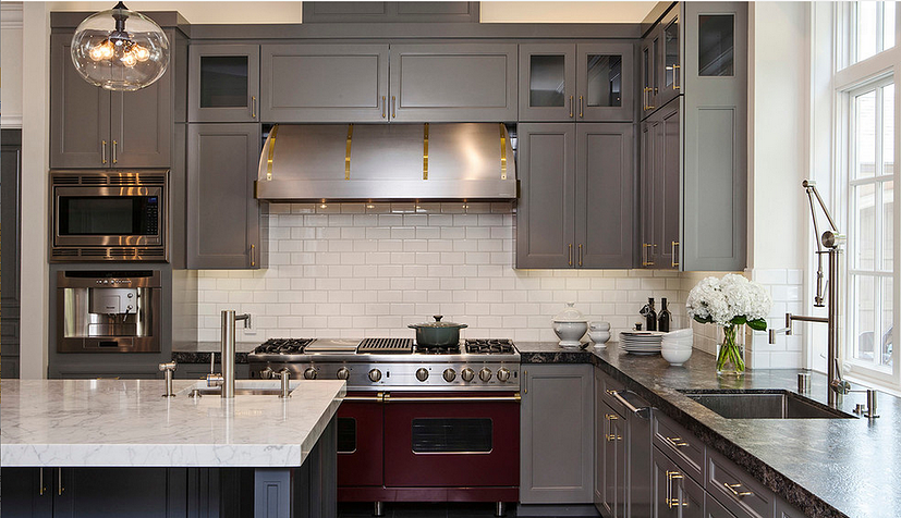 Crystal Terra Pendants in Atherton Home