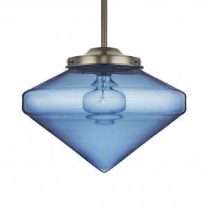 blue nostalgic glass pendant lighting