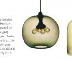 clear smoke bell jar stamen terra modern lighting