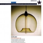 clear amber stamen modern pendant lighting