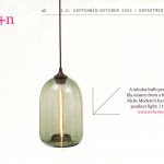 clear blown glass contemporary pod pendant light