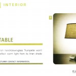 clear smoke trumpette modern table lighting