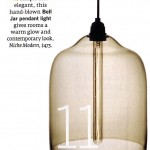 clear bell-jar modern pendant lighting
