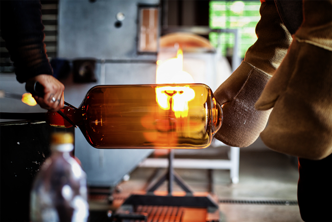 Glass Amber Pendant