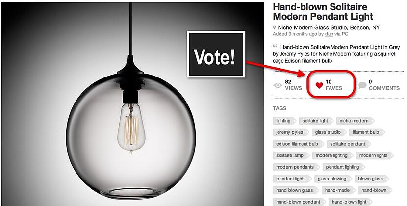 Vote for Niche Modern on Fab.com's Inspiration Wall 