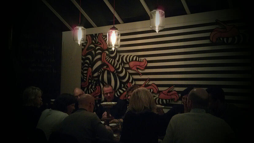 Niche Modern Turret Pendants at Jamie Oliver's Fifteen in London