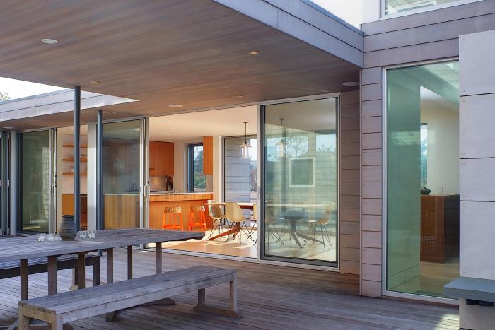 Niche Modern Bell Jar Pendant Lights Installed in Amagansett Home