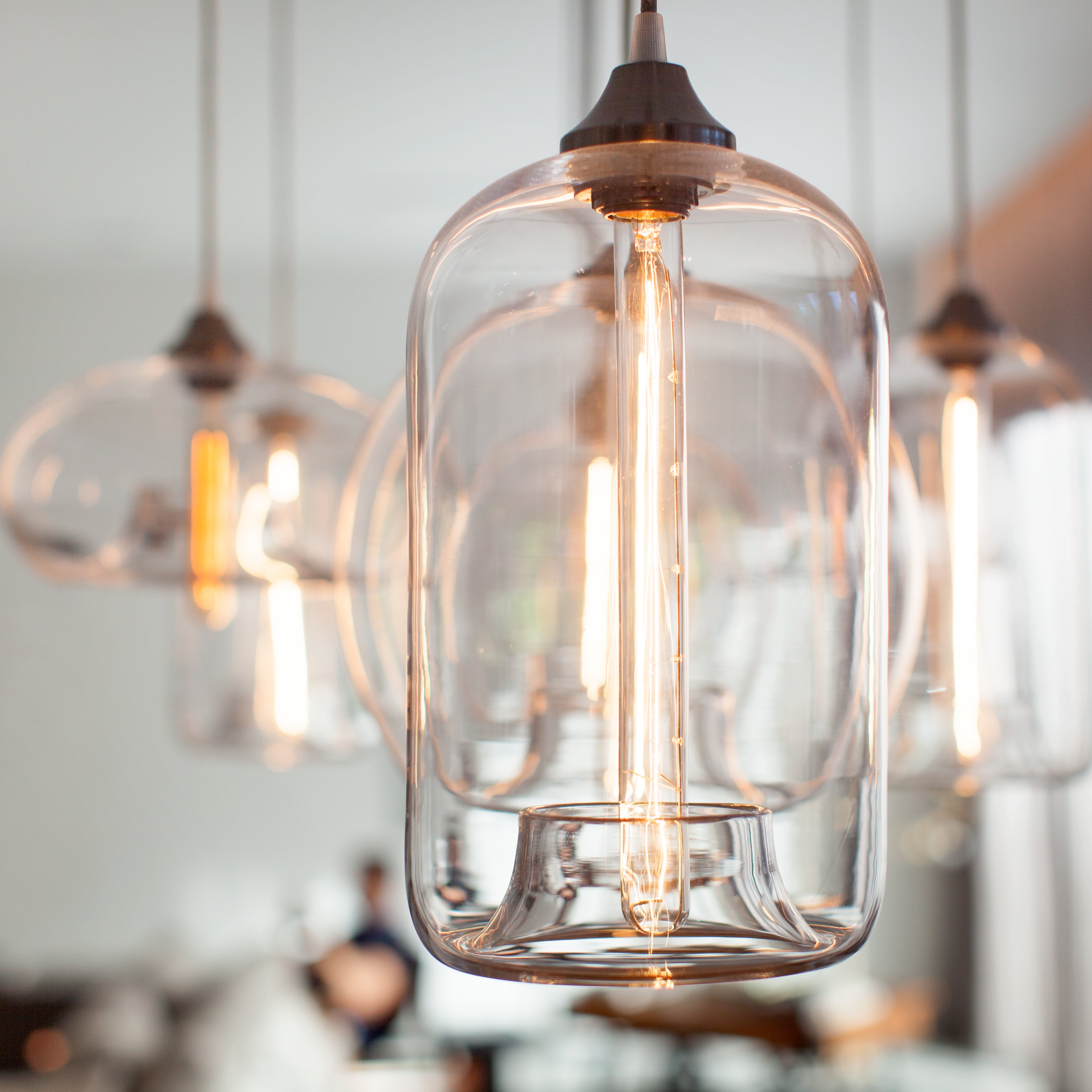 Handcrafted Crystal Pod Pendant Light
