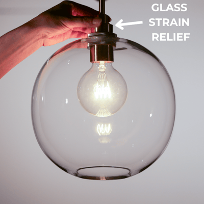 How to change a lightbulb crystal solitaire glass pendant lighting instructional step by step guide glass strain