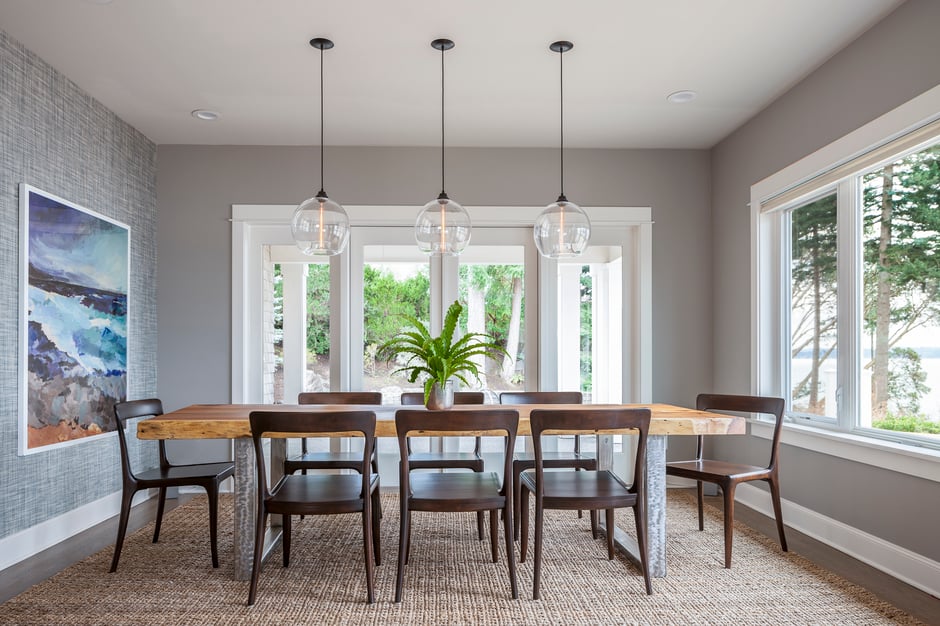 Three Crystal Stamen Glass Lighting Pendants with Canopy Kits
