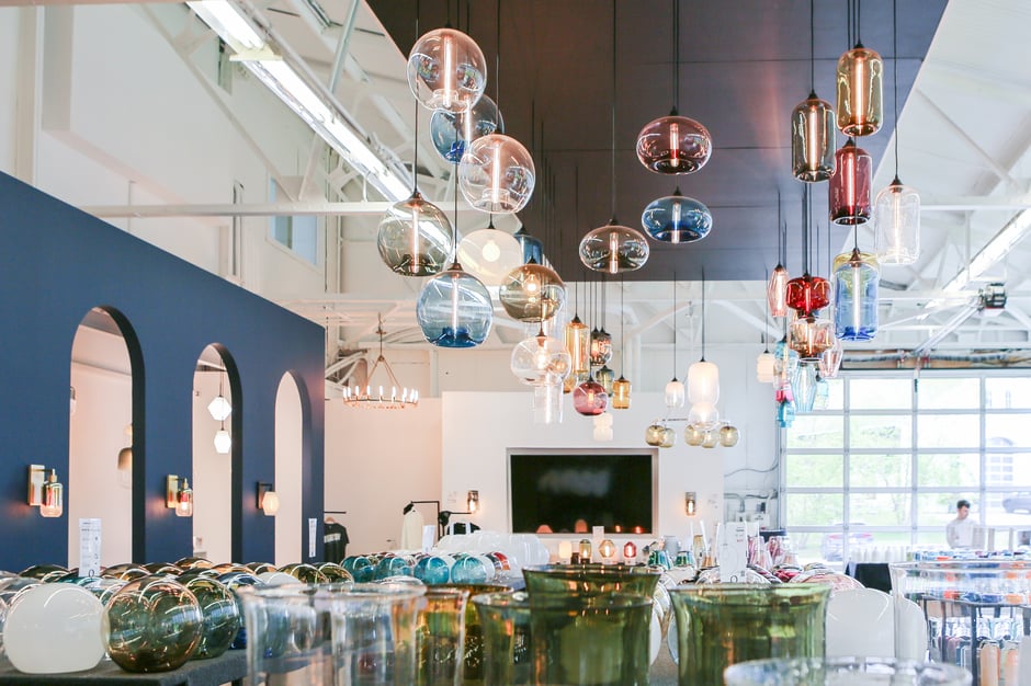 Niche Handmade Glass Lighting Sale