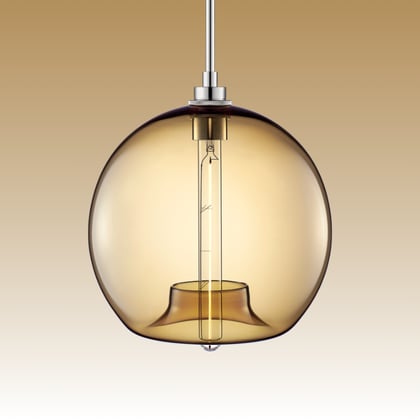 Niche Handmade Glass Pendant Lighting Stamen Smoke