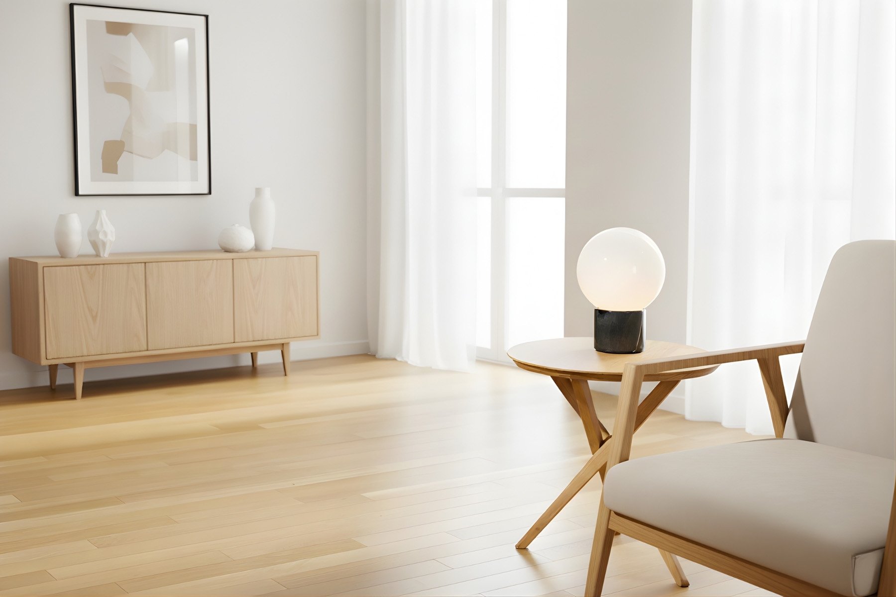 Niche Lutron Native by Design Handmade Lighting Solitaire Opalia Table Lamp