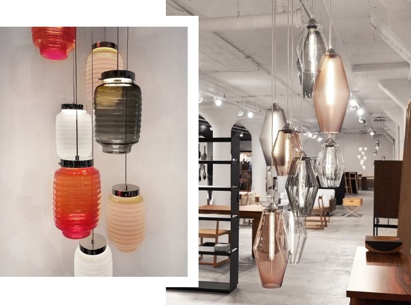 View the Chinois and Marquise Pendant Lights on Display at High Point Fall Market