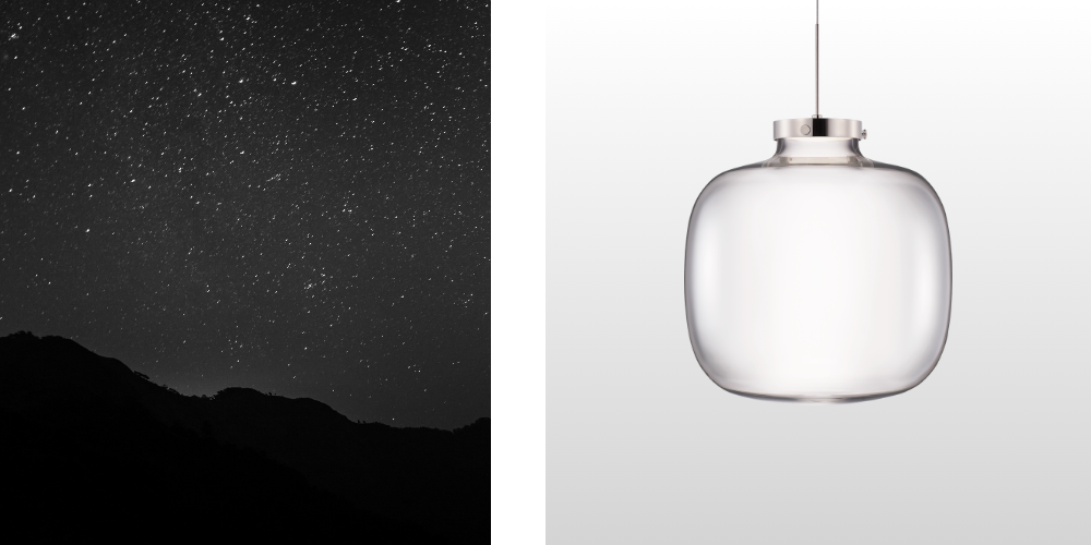 Handmade Modern Glass Pendant Lighting Brava Wide Crystal Niche