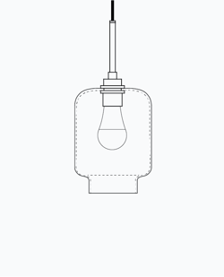 Calla - Opalia Pendant Revit