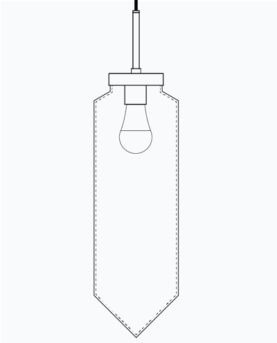 Dart Grand - Opalia Pendant Model