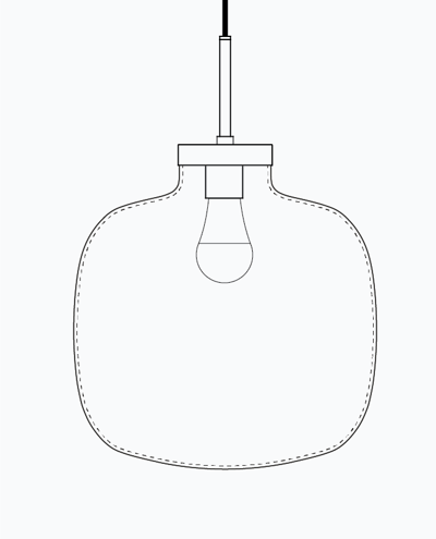 Brava Wide - Opalia Pendant Model