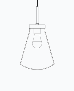 Flask Petite - Opalia Pendant Revit