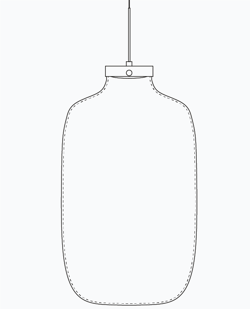 Brava Tall Pendant Revit